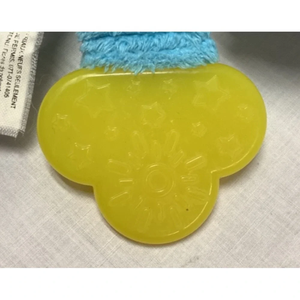 Munchkin Infant Baby Teether Plush Blue Elephant Toy Sensory 9